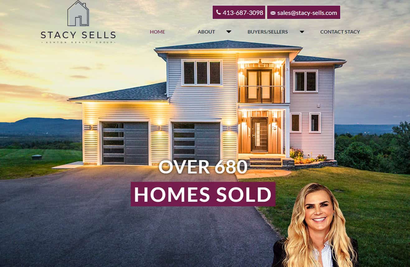real estate web design and development by WebNet Marketing Studio