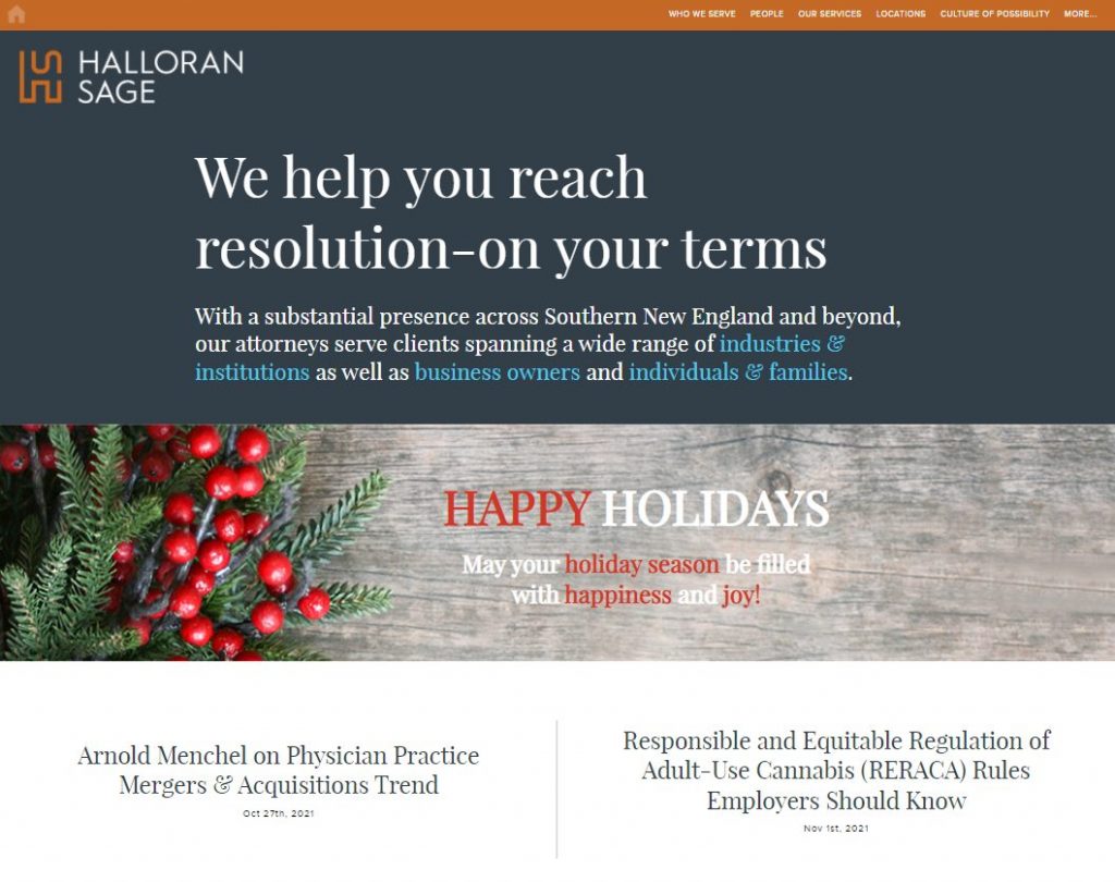 Halloran Sage Law Firm - Web Design & Digital Marketing