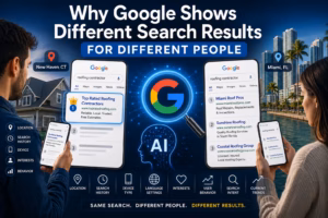 Why Google Shows Different Search Results Infographic